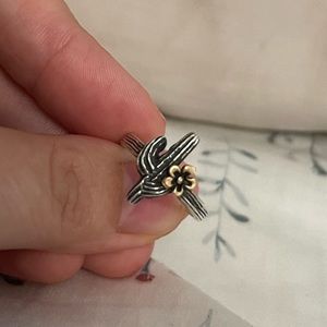 James Avery cactus blossom ring